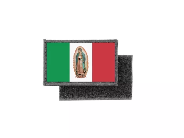 Patch Printed Badge Flag Lady Guadalupe Mexico