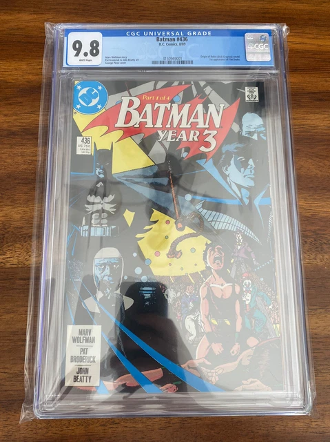 Batman #436 (1989, DC Comics) - CGC 9.8 - 1st Appearance Tim Drake