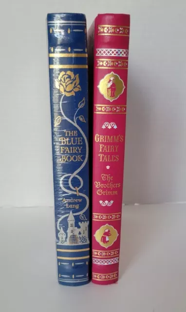 NEW The Blue Fairy Book by Andrew Lang Grimm's Fairy TALES Brothers Grimm 2 Lot