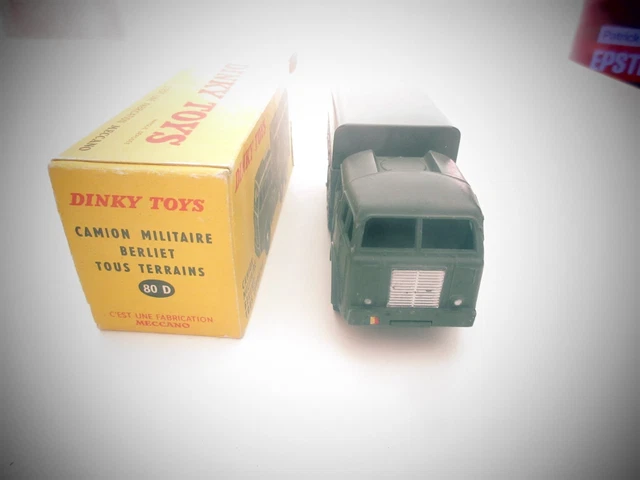 Dinky Toys France Mlitaire 80 D Camion Berliet Bon Etat Avec Boite
