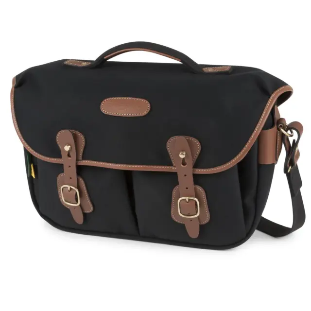 Billingham Hadley Pro 2020 Camera Bag in Black Canvas / Tan Leather