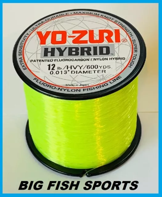 YO-ZURI HYBRID FLUOROCARBON 6 lb. 600yd Smoke Fishing Line 6lb. 600 yd  yozuri $10.89 - PicClick