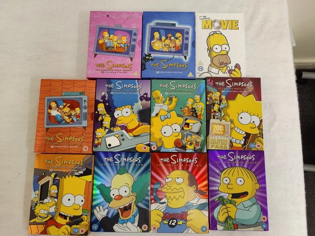 THE SIMPSONS COMPLETE Season Collections + The Simpsons Movie - CG R07 ...