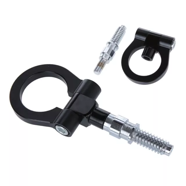 Front Bumper Trailer Eye Towing Tow Hook Screw Aluminum Alloy for Vehicles