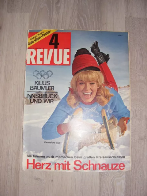 Revue Zeitschrift -Nr 4/Jahrgang 1964 Hannelore Auer
