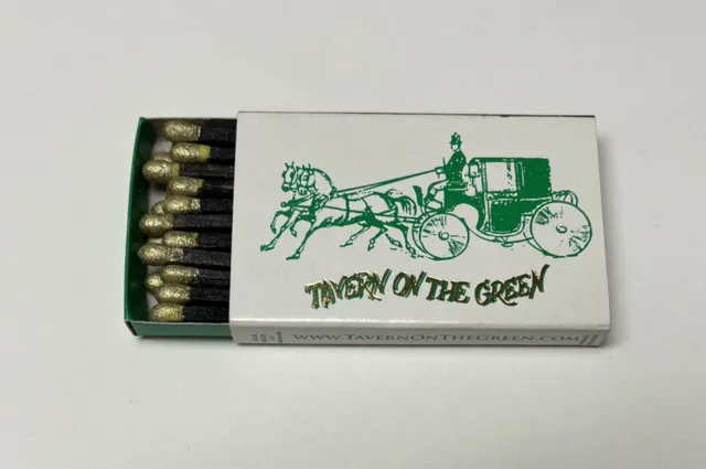 Vintage Tavern on the Green Restaurant, New York City Matchbook Matches NYC