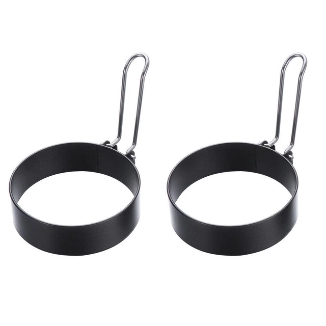 2Pcs Eierring einkreisen Ei Ringe für Bratpfanne