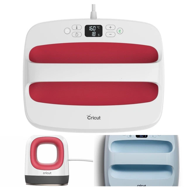 CRICUT HEAT PRESS Iron Machines EasyPress 2 EasyPress 3 Mini Blue Red