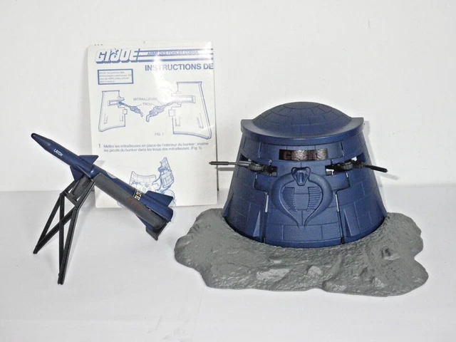 GIJOE GI JOE VINTAGE HASBRO 1985 COBRA JET PACK COMPLET LOOSE TRÈS BON ÉTAT