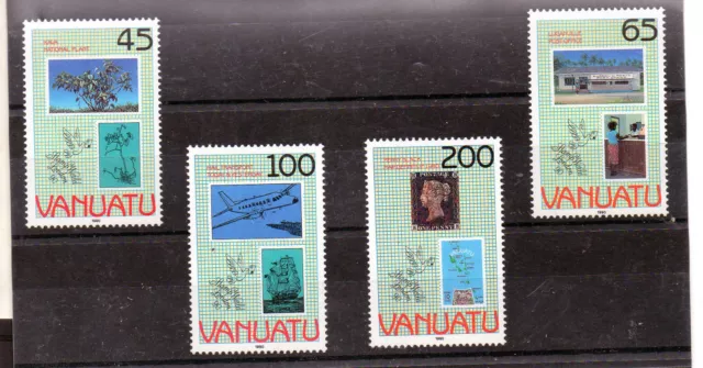 Vanuatu Sello sobre sello serie del año 1990 (CL-841)