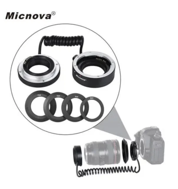 adaptateur bague Tube pour objectif à monture Canon EF-EF-S Micnova KK-MRA5CA 2