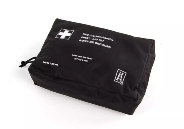 MINI Genuine Emergency First Aid Travel Kit Storage Pouch Bag Black 71107263439