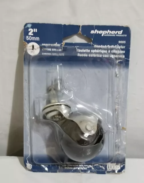 Shepherd Hardware 9685 2-Inch Office Chair Caster, 3/8-Inch by 1-Inch Stem NEW
