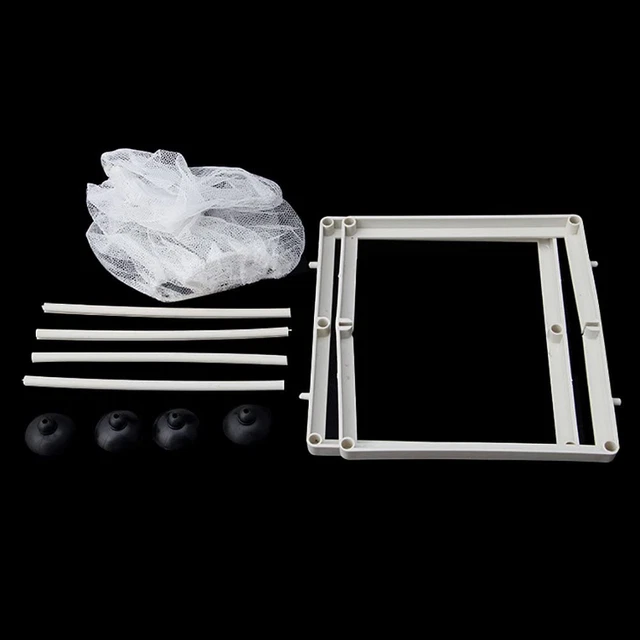 Aquarium Fish Tank Breeding Breeder Fish Baby Gauze Trap Box Isolator S/L (S)