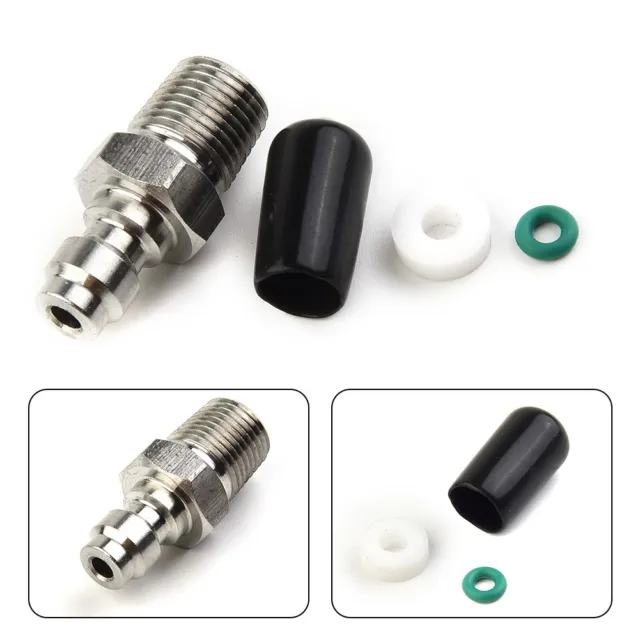 1/8" NPT Male Thread Fitting PCP Quick Head Connection Plug Adapter
