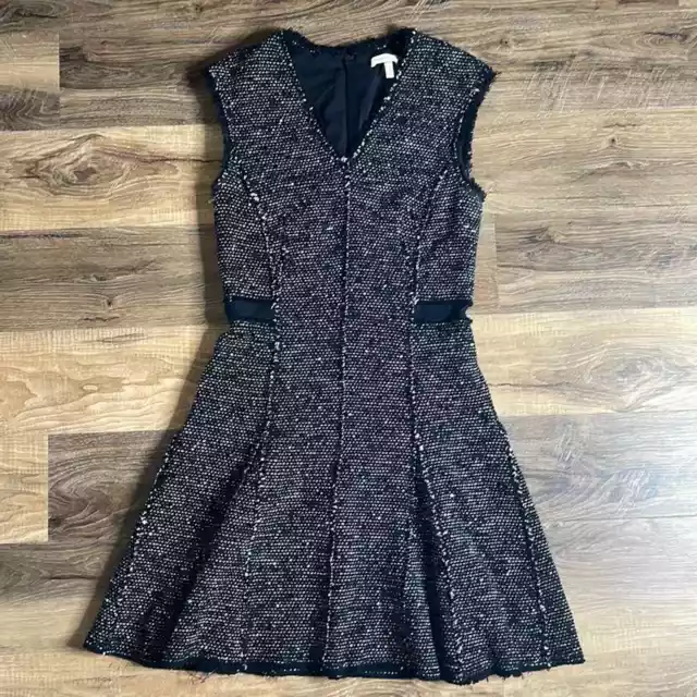 Rebecca Taylor Sparkle Tweed Fit and Flare Dress 2