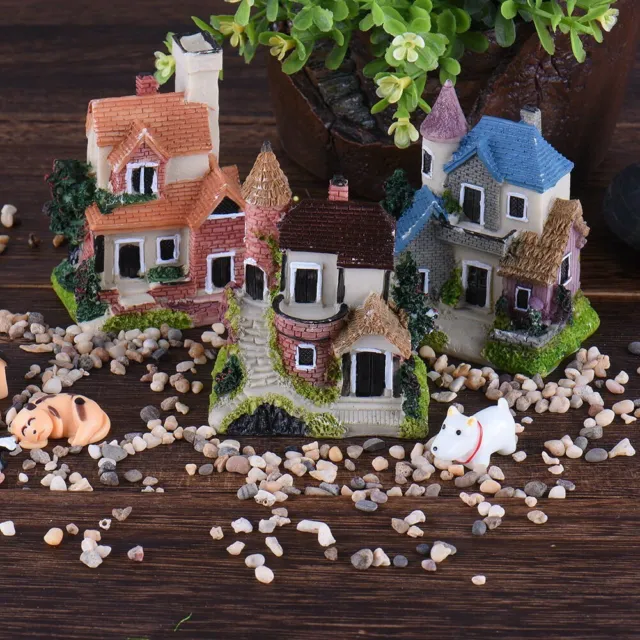 Mini Fairy Garden Miniature House Craft DIY Micro Landscape Home Decoration Gift