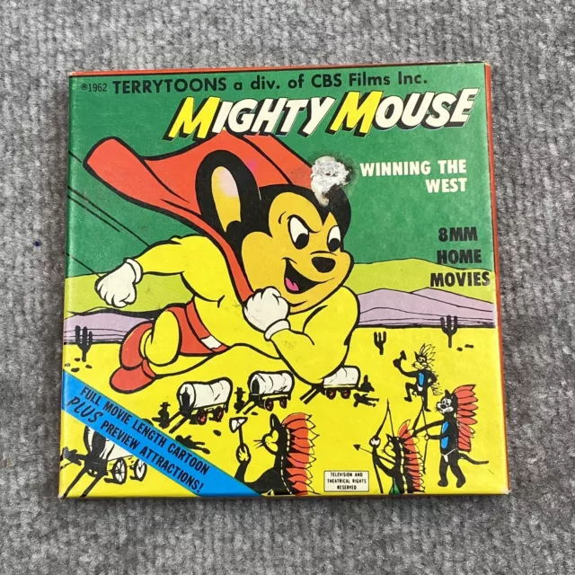 MIGHTY MOUSE TERRYTOONS Super 8 1966 Movie + 400ft Metal Super 8 REEL &  CASE!! £24.49 - PicClick UK
