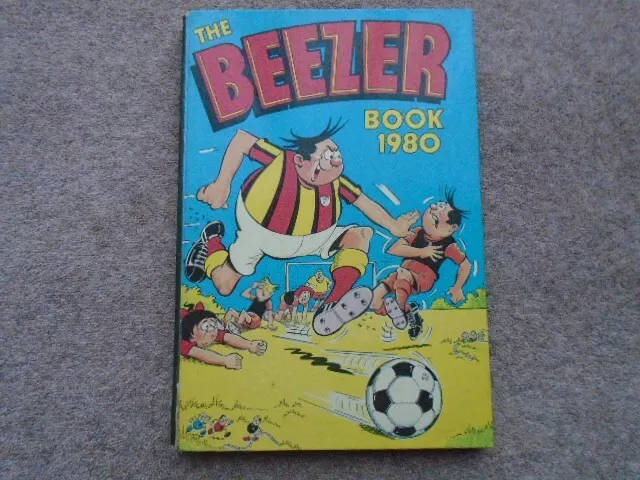 Vintage 1980 The Beezer Book  Annual Comic Book Unclipped