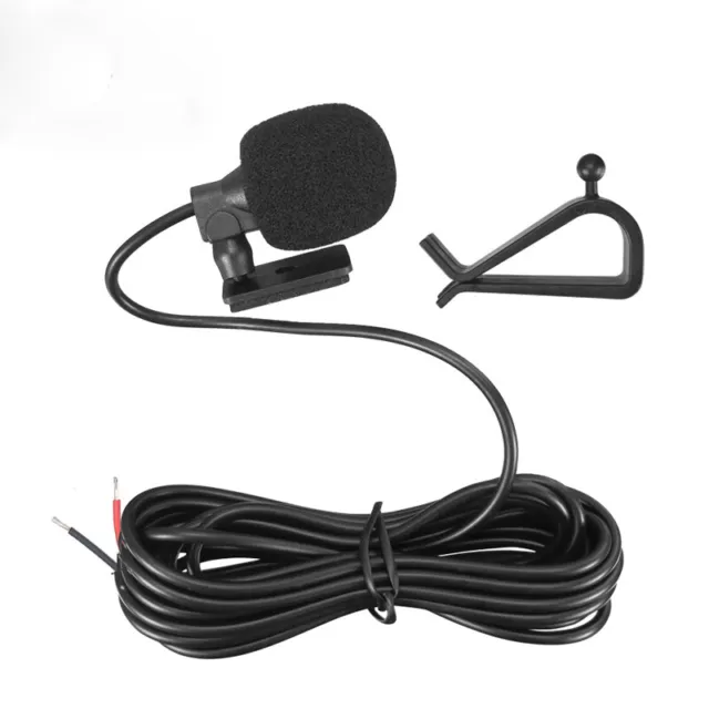 3.5 mm Autoradio Microphone Externe Micro pour Bluetooth Stéréo GPS DVD  Radio
