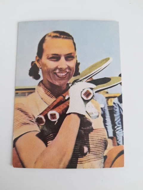 Heinerle trading card by tennis player Gussie Moran from USA unsigned