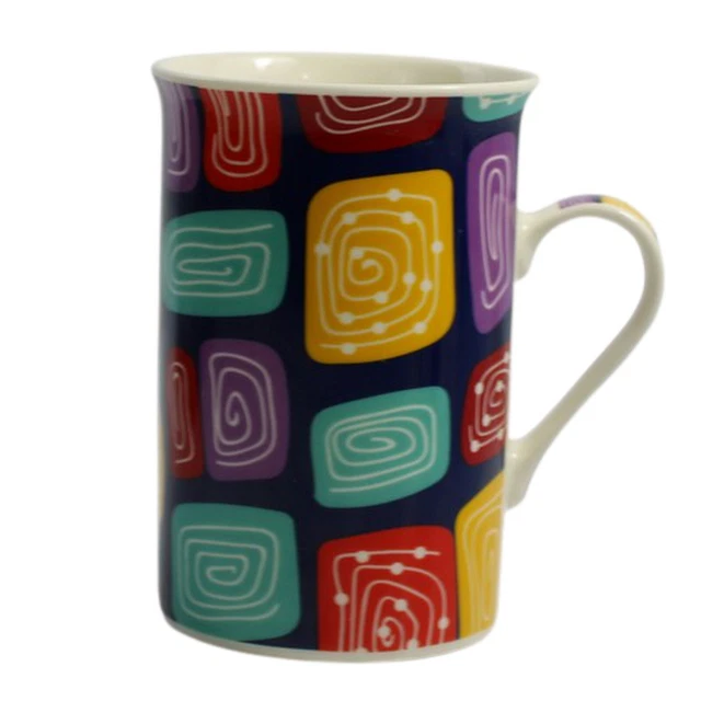 AUSTRALIA SOUVENIR INDIGENOUS Aboriginal Art Mug Cup Box Water Forest