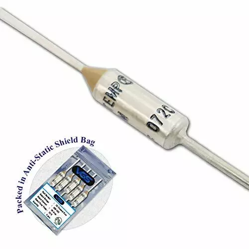 5pcs G4a00 72c Microtemp Thermal Fuse 72c Cutoff 110vac /250vac 10a