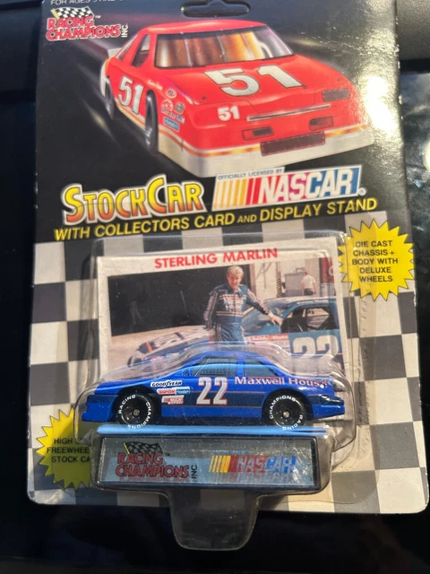 1991 Racing Champions NASCAR 1:64 Diecast Sterling Marlin #22 Maxwell House New