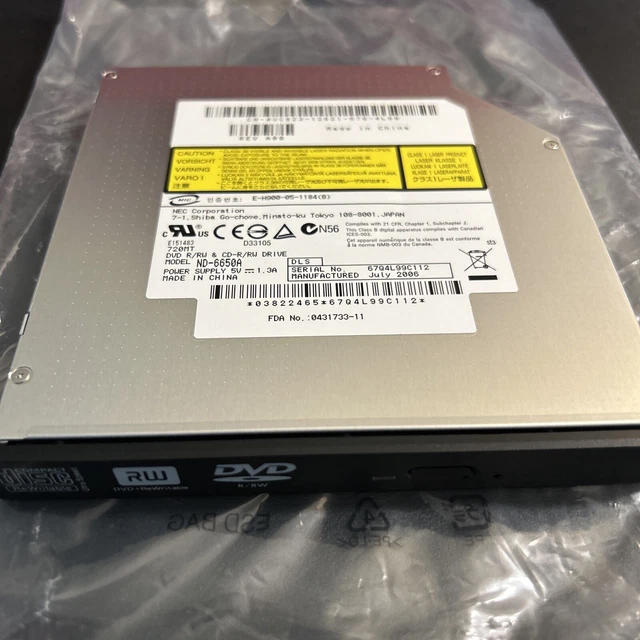 OEM Dell UC823 0UC823 NEC 8X DVD±R/RW IDE Burner Drive ND-6650A NEW