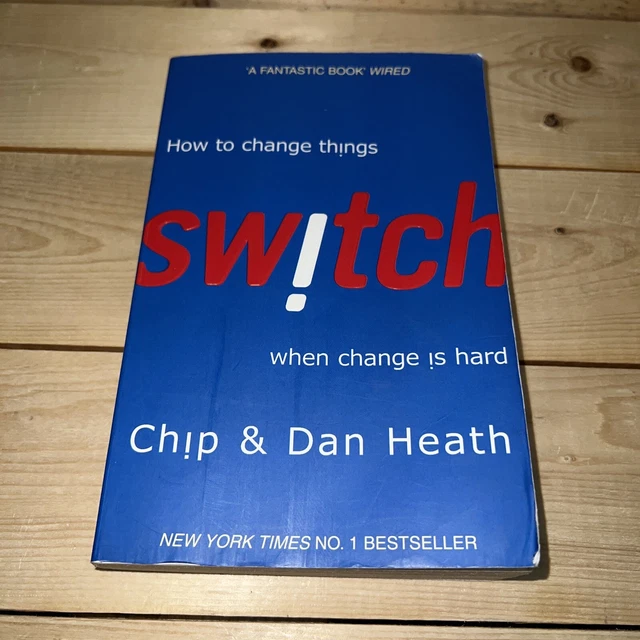 SWITCH HOW TO Change Things When Change Is Hard by Heath, Chip 4.10