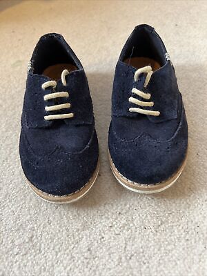 Zara Baby Boys Smart Navy Suede Loafer Shoes Size UK6 Infant. Like Next, M&S