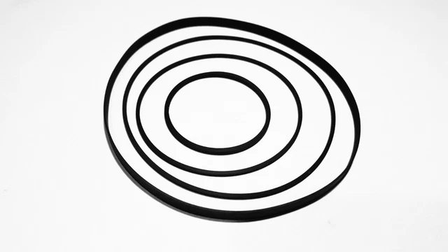Set De 4 Courroies Pour Platine Cassette Technics RS-M205 (compatible Panasonic, National) - Haute Qualité
