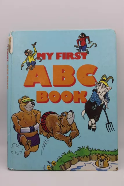 My First ABC Book by Jennifer Fellows Vintage Hardcover 1980 With Pictures