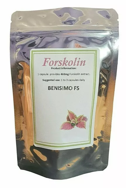 Forskolin extract 4600mg Veg Capsules Coleus Forskohlii Weight Loss Fat Burner