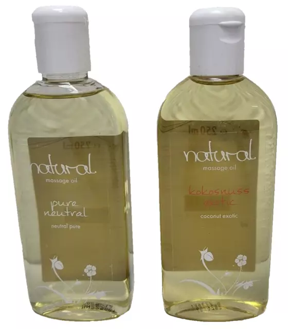 NATURAL  Massage Öl * 2x 250 ml * MHD 12/25  (F138 Jan24)