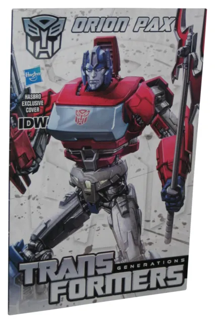 Transformers Generations IDW Orion Pax Hasbro Exclusive Abdeckung Comicbuch