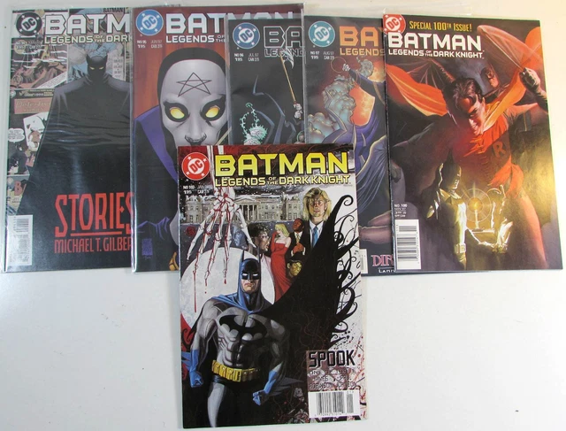 Batman Legends of the Dark Knight Lot of 6 #94,95,96,97,100,102 DC (1997) Comics
