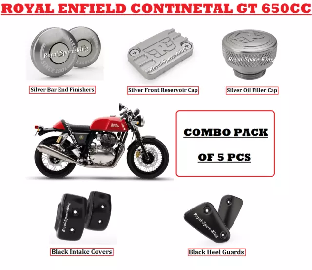 Paquete combinado de protectores de talón de 5 uds. Apto para ROYAL ENFIELD...