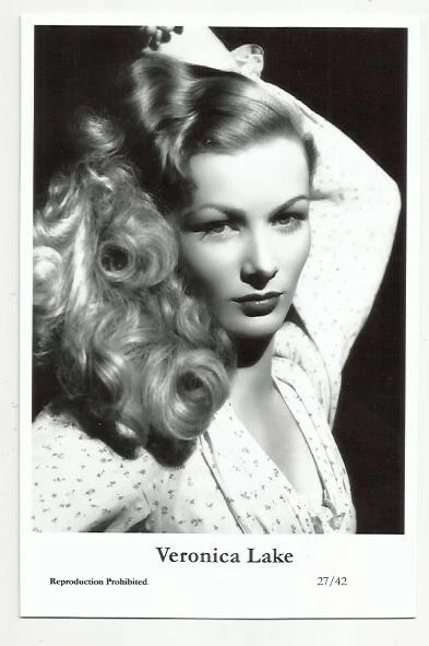 (Bx21) Veronica Lake Swiftsure Photo Postcard (27/42) Filmstar Pin Up Glamor