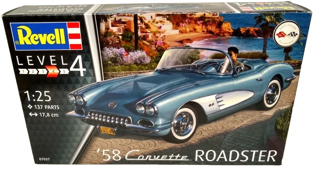 REVELL-MONOGRAM 1/25 1962 Corvette Roadster Special Edition Custom Revell Monogram 125 394994248071