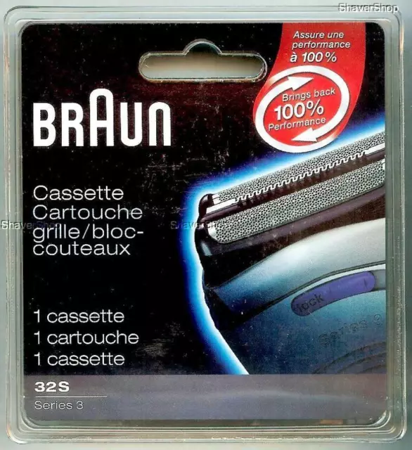 Neuf Braun 32S Séries 3- 390CC 390 380 370 360 Rasoir / Foil + Tailleur Cassette