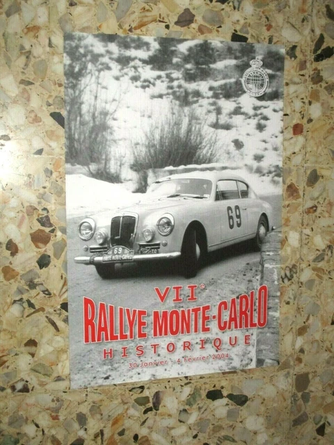 Affiche Originale 7e Rallye Monte-Carlo Historique 2004 - ACM, En Très Bon état
