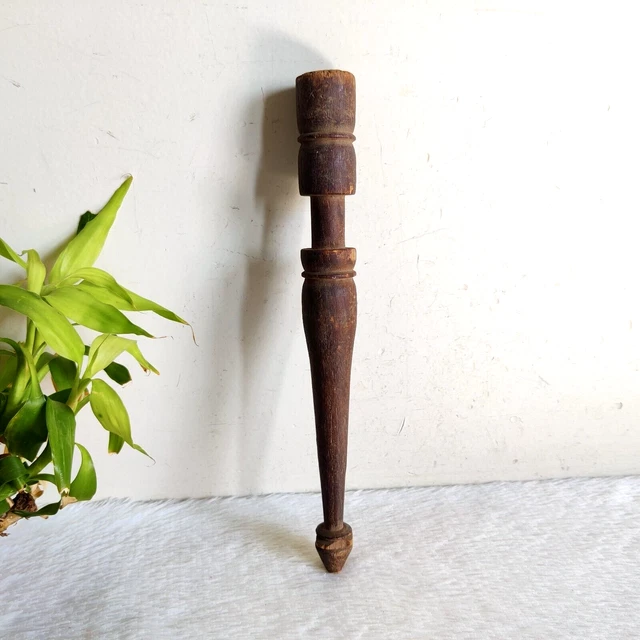 Vintage Old Handcrafted Wooden Wall Hook Hanger Rare Decorative Collectible W302 2