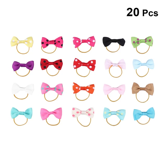 20 pz accessori cuccioli per ragazze fasce per capelli bowknot gattini