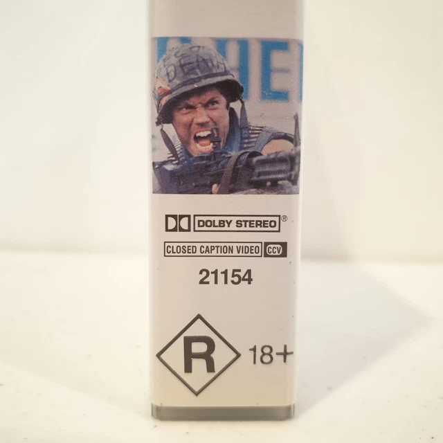FULL METAL JACKET VHS Video Cassette Tape Action Rated R18+ Stanley