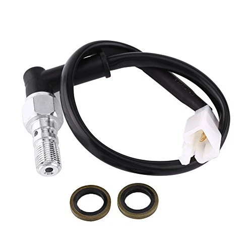 for Banjo Bolt Brake Switch Universal Motorcycle Hydraulic Brake Pressure Rea...