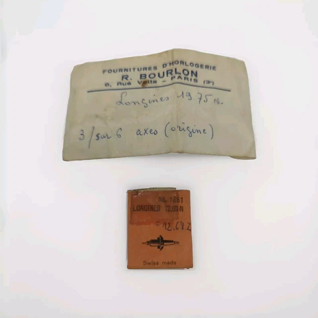 PIÈCE HORLOGERIE MONTRE UN AXE DE BALANCIER POUR CULMINA 10½ 51
