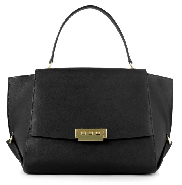 ZAC ZAC Posen ZP727 001 Eartha Flap Handbag, Black