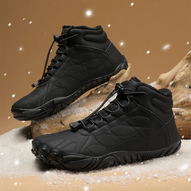 WINTER SNOW BOOTS Wide Toe Box Ankle Booties Waterproof for Hiking
