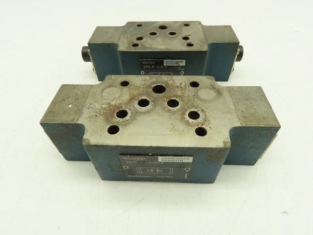 Rexroth Z2FS 10-5-31/V Hydraulic Throttle/Check Sandwich Valve Z2FS 10  LOT OF 2